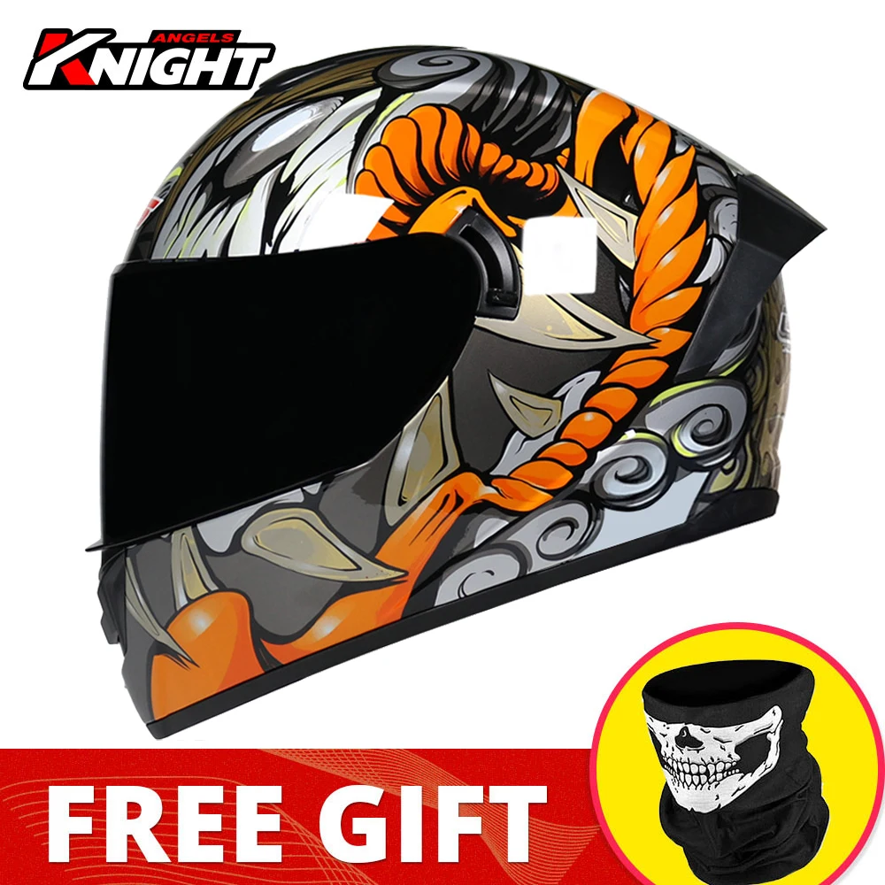 Новый мотоциклетный шлем BYE мужской Полнолицевой для езды на мотоцикле ABS