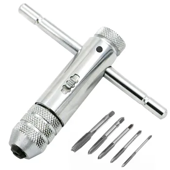 -M8 Machinist Tool Ratchet Wrench Adjustable Mini Parallel Clamping Tool For Reamers Rapid With Screw Thread Tap T-Handle
-M8 Machinist Tool Ratchet Wrench Adjustable Mini Parallel Clamping Tool For Reamers Rapid With Screw Thread Tap T-Handle