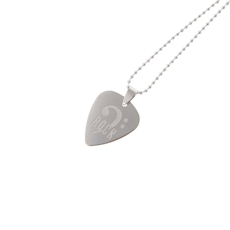 Stainless Steel Guitar Picks Necklace Pick Pendant Love Heart Chain Decoration Q6PB
Stainless Steel Guitar Picks Necklace Pick Pendant Love Heart Chain Decoration Q6PB