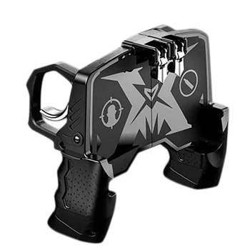 Mobile Game Controller for PUBG/Call of Duty Buttons L1R1 Shooter Joystick Gamepad for iPhone & Android Phone
Mobile Game Controller for PUBG/Call of Duty Buttons L1R1 Shooter Joystick Gamepad for iPhone & Android Phone