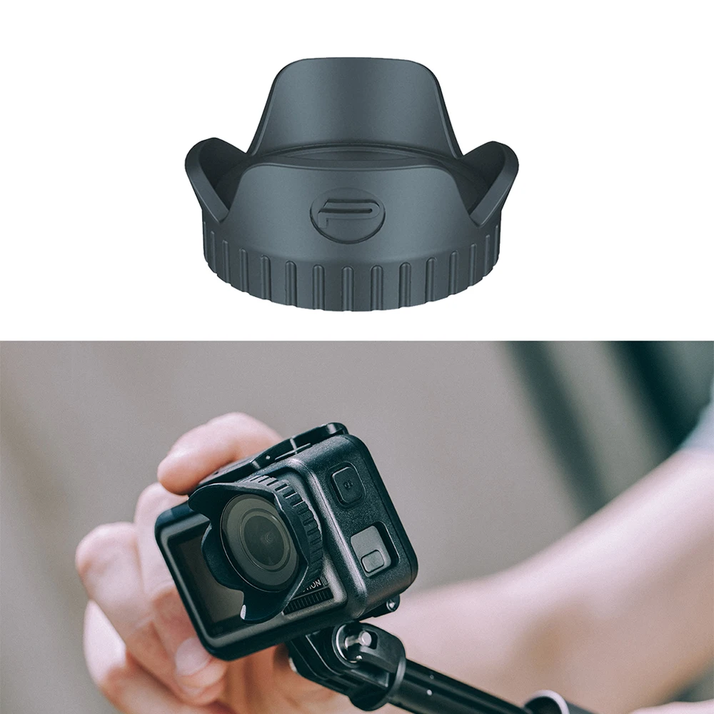 PGYTECH Silicone Lens Hood for DJI OSMO ACTION Sports Camera Sun Shade Anti-Glare Cover for osmo action vlog Camera Accessories
PGYTECH Silicone Lens Hood for DJI OSMO ACTION Sports Camera Sun Shade Anti-Glare Cover for osmo action vlog Camera Accessories
