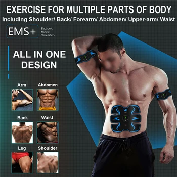 EMS Wireless Muscle Stimulator Trainer Smart Fitness Abdominal Training Electric Weight Loss Stickers Body Slimming Belt AAA
EMS Wireless Muscle Stimulator Trainer Smart Fitness Abdominal Training Electric Weight Loss Stickers Body Slimming Belt AAA