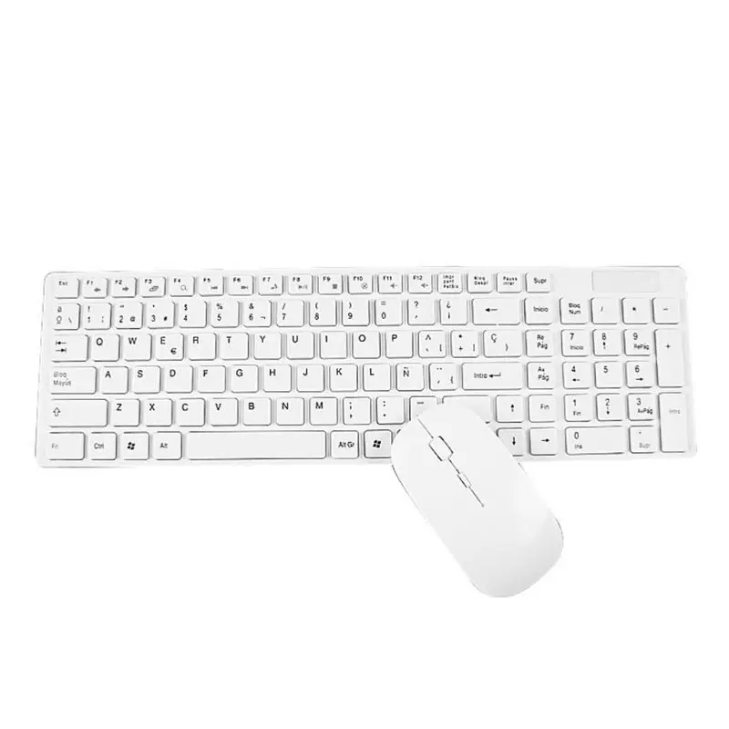 Silent Ultra-thin 2.4GHz Wireless Keyboard Mouse Set for Laptop PC Computer Wireless Portable Keyboard
Silent Ultra-thin 2.4GHz Wireless Keyboard Mouse Set for Laptop PC Computer Wireless Portable Keyboard