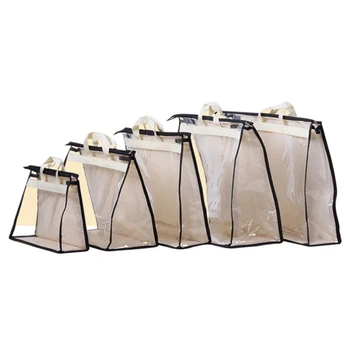 Breathable Clear Women Purse Handbag Dust Cover Craft Storage Bag with Zipper for Dust Moisture Proof Protector Travel Organizer
Breathable Clear Women Purse Handbag Dust Cover Craft Storage Bag with Zipper for Dust Moisture Proof Protector Travel Organizer