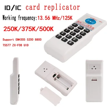125KHz 13.56 MHz Frequency RFID Copier ID IC card replicator Reader Writer Copy Programmer Reader Support EM4305/5200/8800/T5577
125KHz 13.56 MHz Frequency RFID Copier ID IC card replicator Reader Writer Copy Programmer Reader Support EM4305/5200/8800/T5577
