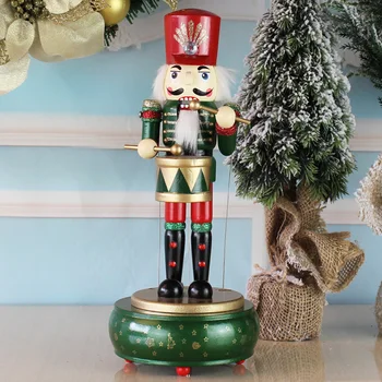 Animated Musical Nutcracker Shape with Drum Music Box Handicrafts Home Desktop Decoration K888
Animated Musical Nutcracker Shape with Drum Music Box Handicrafts Home Desktop Decoration K888