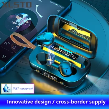 IPX7 Wireless earbuds Waterproof TWS Bluetooth earphones Sports swimming Mini Earbuds With 2000mAh box Flashlight Clock Mirror
IPX7 Wireless earbuds Waterproof TWS Bluetooth earphones Sports swimming Mini Earbuds With 2000mAh box Flashlight Clock Mirror