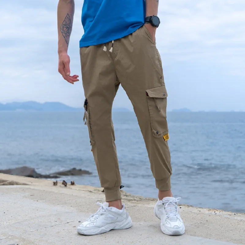 Summer Ultra-Thin Combed Cotton Sweat Absorbing Breathable Bib Overall Men's Popular Brand Multi-pockets Beam Leg Capri Skinny P
Summer Ultra-Thin Combed Cotton Sweat Absorbing Breathable Bib Overall Men's Popular Brand Multi-pockets Beam Leg Capri Skinny P