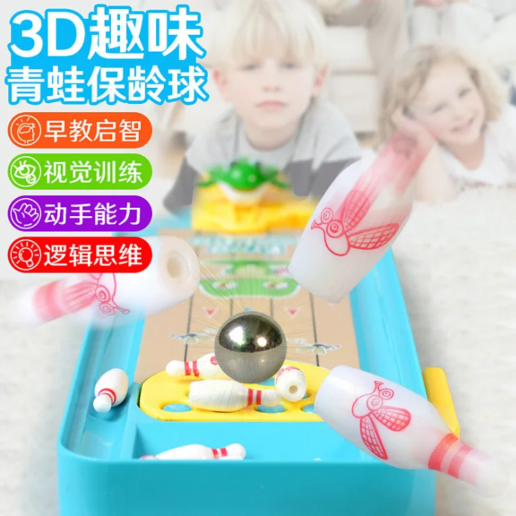 Mini Frog bao ling qiu tai Children'S Educational Tabletop Game Marbles Table Toy
Mini Frog bao ling qiu tai Children'S Educational Tabletop Game Marbles Table Toy