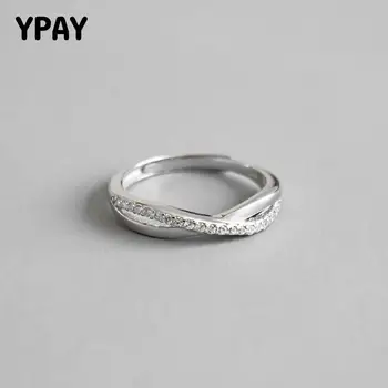 YPAY Women Rings Double Layer Zircon X Shape Real 925 Sterling Silver Jewelry Criss Cross Ring Girls Jewelry Drop Ship YMR632
YPAY Women Rings Double Layer Zircon X Shape Real 925 Sterling Silver Jewelry Criss Cross Ring Girls Jewelry Drop Ship YMR632