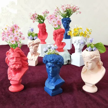 Nordic Style Retro Half-Length Portrait Vase flower receptacle Decoration Resin plaster flowerpot W383
Nordic Style Retro Half-Length Portrait Vase flower receptacle Decoration Resin plaster flowerpot W383