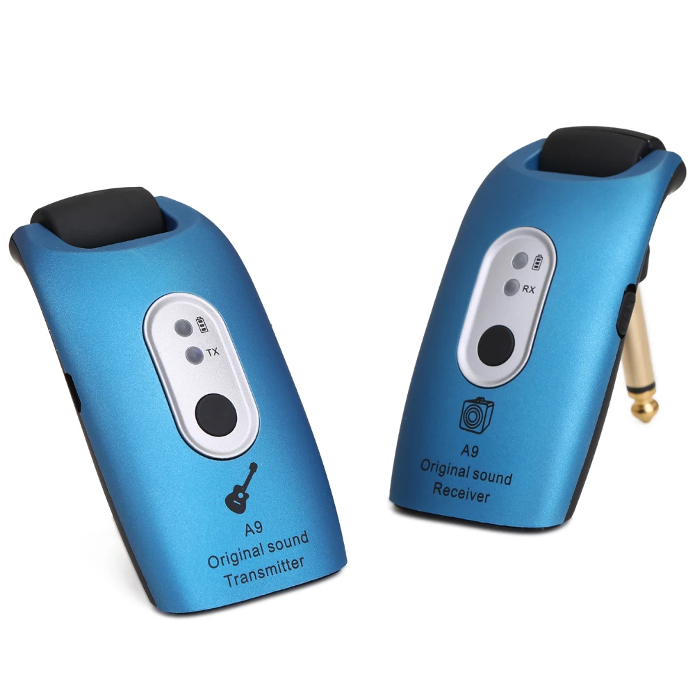 2.4G Electric Guitars Transmitter and Receiver Set Wireless Guitar System 30M Transmission Range Built-in Rechargeable Battery
2.4G Electric Guitars Transmitter and Receiver Set Wireless Guitar System 30M Transmission Range Built-in Rechargeable Battery