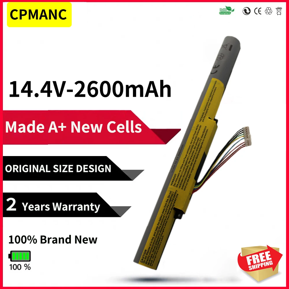 Аккумулятор для ноутбука LENOVO Z400, Z400S, Z400A, Z510, Z500, Z500AL12L4K01, L12M4E21, L12M4K01, L12S4E21, 14,4 В, 2600 мА · ч
Аккумулятор для ноутбука LENOVO Z400, Z400S, Z400A, Z510, Z500, Z500AL12L4K01, L12M4E21, L12M4K01, L12S4E21, 14,4 В, 2600 мА · ч