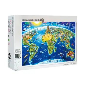 1000 Pcs/Pack Beautiful World Landmarks Map Puzzle Wood Jigsaw Assemble Puzzles Toy Games for Adult
1000 Pcs/Pack Beautiful World Landmarks Map Puzzle Wood Jigsaw Assemble Puzzles Toy Games for Adult