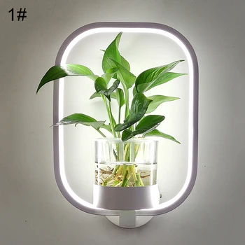 Creative Modern LED Hydroponic Plant Glass Wall Light Living Room Restaurant Stair Aisle Lamp Study Bedroom Bedside Lamp 
Creative Modern LED Hydroponic Plant Glass Wall Light Living Room Restaurant Stair Aisle Lamp Study Bedroom Bedside Lamp