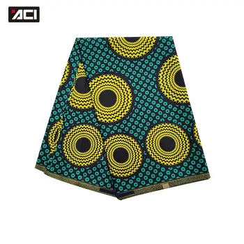 ACI Free Shipping Veritable Ankara African Wax Prints Fabric Tissu Africain 6 Yards Veritable Wax African Prints Fabric For Lady 
ACI Free Shipping Veritable Ankara African Wax Prints Fabric Tissu Africain 6 Yards Veritable Wax African Prints Fabric For Lady