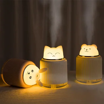Bear rabbit cat animal Night lamp with diffuser LED Lights USB Air Humidifier for home baby sleep light room
Bear rabbit cat animal Night lamp with diffuser LED Lights USB Air Humidifier for home baby sleep light room