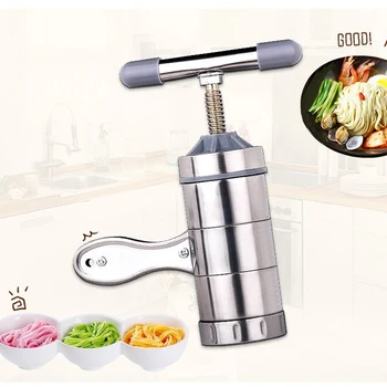 Manual Noodle Maker Machine Crank Fruit Cutter Juicer Cookware Cooking Utensils With 5 Presses Molds Spaghetti Cooking Utensils
Manual Noodle Maker Machine Crank Fruit Cutter Juicer Cookware Cooking Utensils With 5 Presses Molds Spaghetti Cooking Utensils