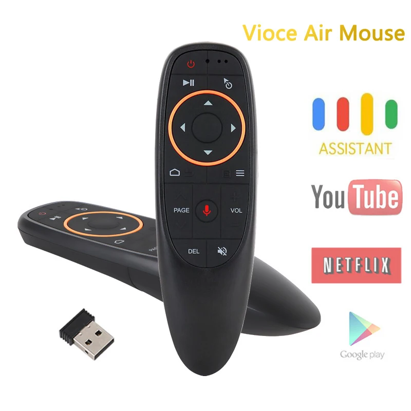 G10 Voice Remote Control 2.4G Wireless Air Mouse Microphone Gyroscope IR Learning for Android tv box T9 H96 Max X96 mini
G10 Voice Remote Control 2.4G Wireless Air Mouse Microphone Gyroscope IR Learning for Android tv box T9 H96 Max X96 mini