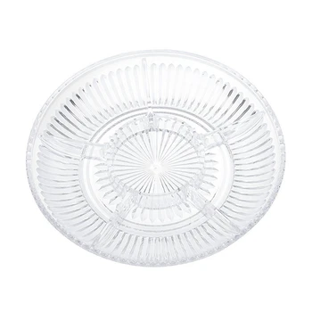 Creative Multi Sectional Snack Serving Tray Set with Lid (Six Sections) 
Creative Multi Sectional Snack Serving Tray Set with Lid (Six Sections)