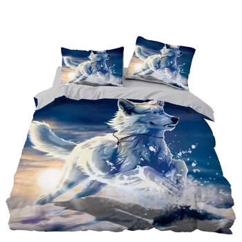 Sketch Wolf Bedding Set Bedroom Decor Doona Quilt Cover Snow Background Hypoallergenic 1PC Duvet Cover with Pillowcase
Sketch Wolf Bedding Set Bedroom Decor Doona Quilt Cover Snow Background Hypoallergenic 1PC Duvet Cover with Pillowcase