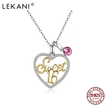 LEKANI Heart Necklace 925 Sterling Silver Romantic Delicate Design Engagement Necklace Fashion Party Gift for Girlfriends 2020
LEKANI Heart Necklace 925 Sterling Silver Romantic Delicate Design Engagement Necklace Fashion Party Gift for Girlfriends 2020