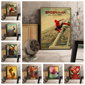 HD Superhero Spiderman Movie Poster Vintage Style Canvas Painting High Quality Home Decoration Frameless O77
HD Superhero Spiderman Movie Poster Vintage Style Canvas Painting High Quality Home Decoration Frameless O77