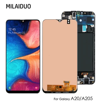 For Samsung Galaxy A20 A205 SM-A205F LCD Touch Screen Digitizer Assembly for Samsung A20 A205F LCD Display Replacement 
For Samsung Galaxy A20 A205 SM-A205F LCD Touch Screen Digitizer Assembly for Samsung A20 A205F LCD Display Replacement