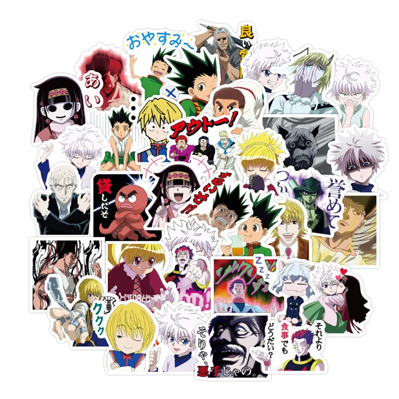 40Pcs Anime HUNTER×HUNTER Stickers 3-4 CM Cute Waterproof Graffiti Sticker For Laptop Phone Cup Vsco Car Sticker Scrapbooking
40Pcs Anime HUNTER×HUNTER Stickers 3-4 CM Cute Waterproof Graffiti Sticker For Laptop Phone Cup Vsco Car Sticker Scrapbooking