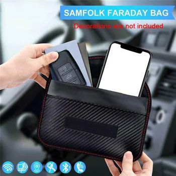 Pouch Car Key Signal Blocking Faraday Bag Shield Wallet Portable Interior Case Cell Phone Carbon Fiber Credit Cards Accessories
Pouch Car Key Signal Blocking Faraday Bag Shield Wallet Portable Interior Case Cell Phone Carbon Fiber Credit Cards Accessories