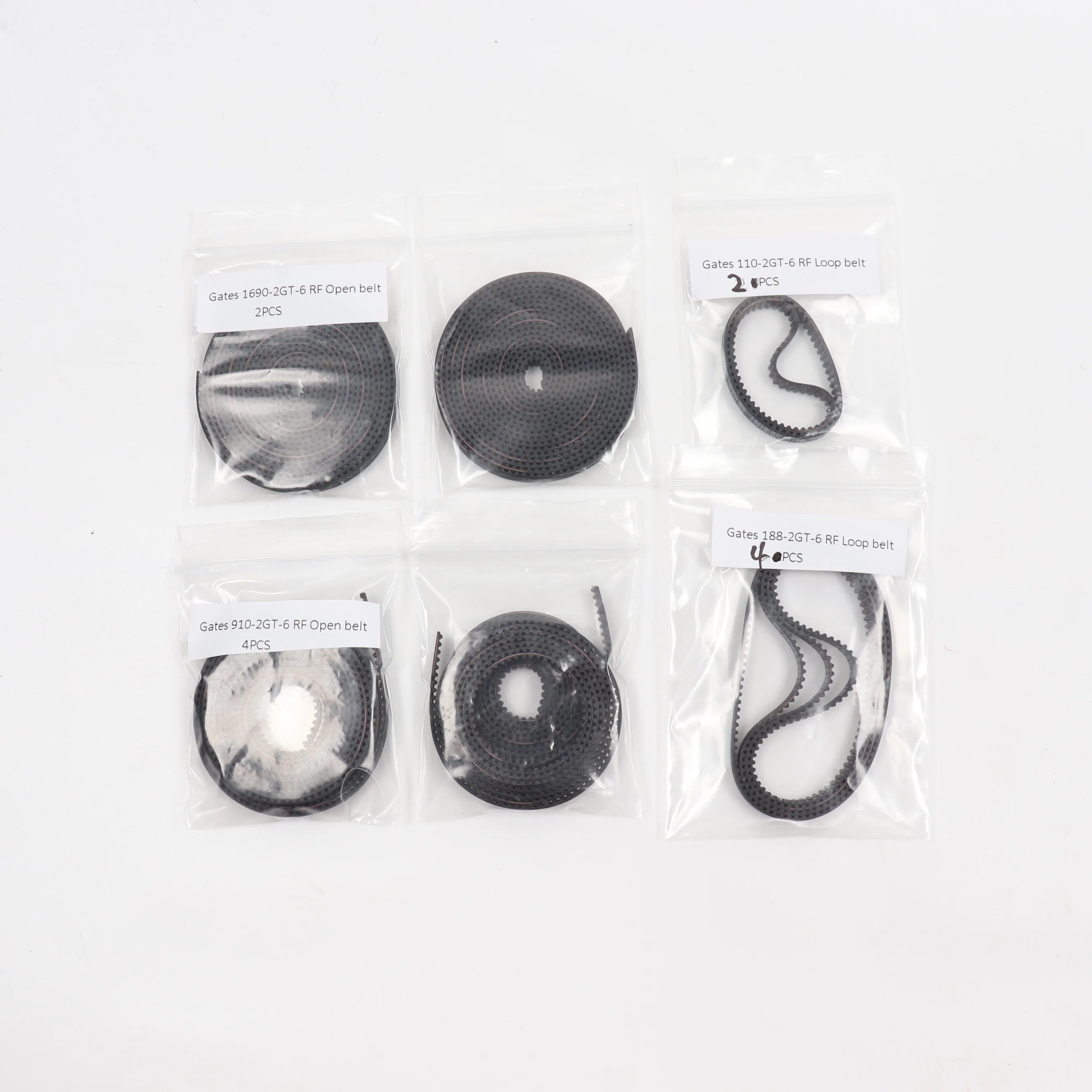 Blurolls Gates 2GT 6mm Open and Loop belt kit for Voron 2.1 3d printer DIY project 250/300/350mm version
Blurolls Gates 2GT 6mm Open and Loop belt kit for Voron 2.1 3d printer DIY project 250/300/350mm version