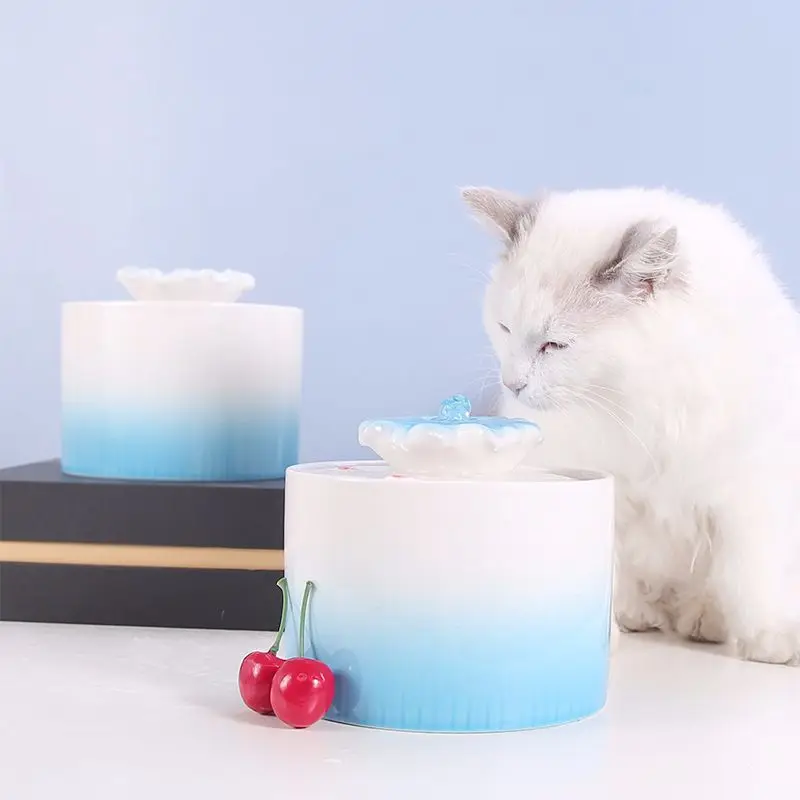 Pet cat ceramic automatic water fountain indoor drinker circulation heating constant temperature anti-leakage Drinking bowl
Pet cat ceramic automatic water fountain indoor drinker circulation heating constant temperature anti-leakage Drinking bowl
