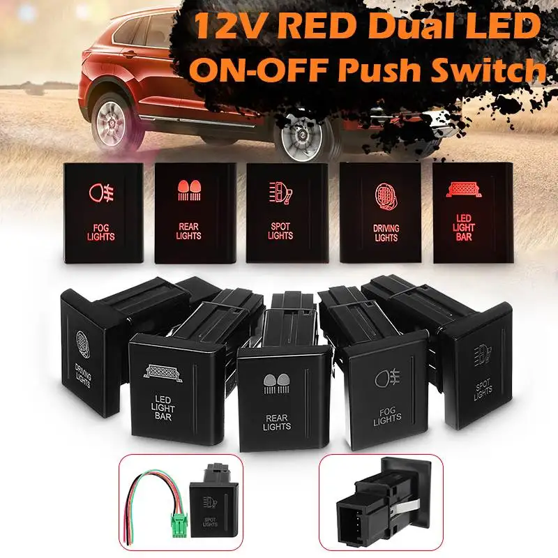 12V 3A Plastic LED Push Switch Driving Light Bar On Off Rocker Toggle Switch For VW Amarok PSWA107R fits Right Side Only
12V 3A Plastic LED Push Switch Driving Light Bar On Off Rocker Toggle Switch For VW Amarok PSWA107R fits Right Side Only
