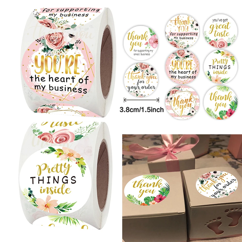 500pcs 3.8cm Flower Thank You Stickers Gold Pretty Thing Inside Kawaii Stationery Stickers Decoration Label
500pcs 3.8cm Flower Thank You Stickers Gold Pretty Thing Inside Kawaii Stationery Stickers Decoration Label