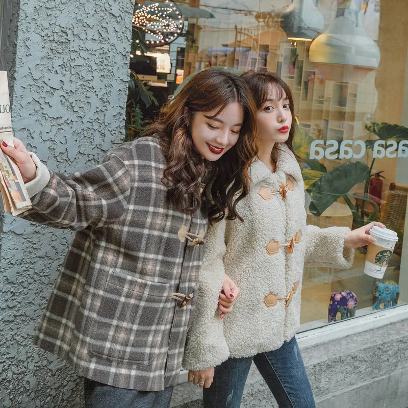 Toggle Woolen Coat Women's Short Korean-style Loose-Fit Students 2019 Autumn And Winter New Style Plaid Woolen Jacket MORI Serie
Toggle Woolen Coat Women's Short Korean-style Loose-Fit Students 2019 Autumn And Winter New Style Plaid Woolen Jacket MORI Serie