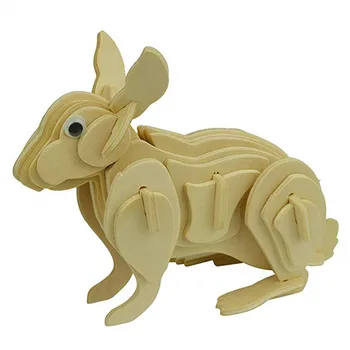 3D Rabbit Wooden Animal Puzzle Toy 3D Puzzles Mechanical Wooden Model Puzzle Educational Toys Assembly Detailed Stitching Steps
3D Rabbit Wooden Animal Puzzle Toy 3D Puzzles Mechanical Wooden Model Puzzle Educational Toys Assembly Detailed Stitching Steps