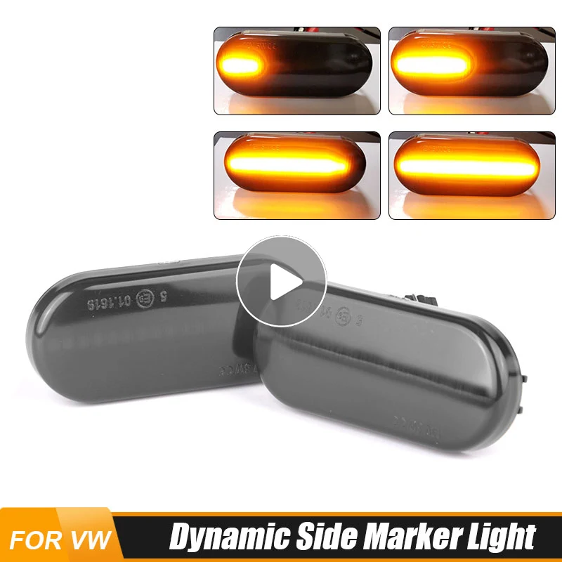 2pcs Led Marker Light Dynamic Side Marker Turn Signal Light Flowing Sequential Blinker Light For Volkswagen Golf Passat SEAT
2pcs Led Marker Light Dynamic Side Marker Turn Signal Light Flowing Sequential Blinker Light For Volkswagen Golf Passat SEAT
