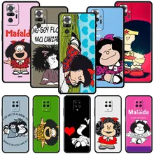 Cute Mafalda Cartoon Case for Xiaomi Poco X3 NFC M3 Pocophone F1 F3 GT Redmi K40 Pro For Mi 10T Pro Soft Phone Cover
Cute Mafalda Cartoon Case for Xiaomi Poco X3 NFC M3 Pocophone F1 F3 GT Redmi K40 Pro For Mi 10T Pro Soft Phone Cover