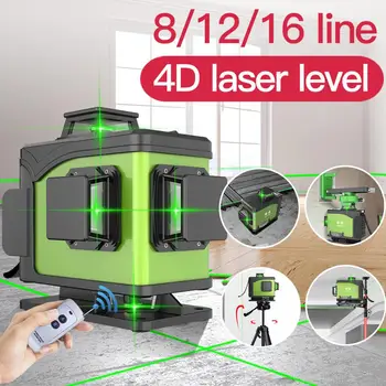 KIRA Level16 Lines Laser 4D Self-Leveling 360 Horizontal And Vertical Cross Super Powerful Green Laser Beam Line
KIRA Level16 Lines Laser 4D Self-Leveling 360 Horizontal And Vertical Cross Super Powerful Green Laser Beam Line