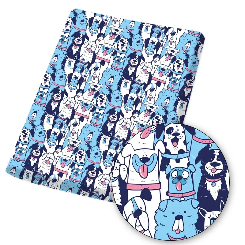 Polyester Cotton Fabric Sheet Cloth Printed Fabrics Anime Dogs For DIY Craft Needlework Quilt Sewing Accessories 45*150cm/pc
Polyester Cotton Fabric Sheet Cloth Printed Fabrics Anime Dogs For DIY Craft Needlework Quilt Sewing Accessories 45*150cm/pc