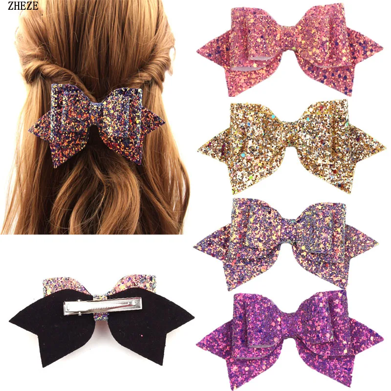 2Pcs/Set 5'' Boutique Hair Bow Clips Glitter Three Layer Hairbow Barrettes Dance Party Girls Hairpins Accessories
2Pcs/Set 5'' Boutique Hair Bow Clips Glitter Three Layer Hairbow Barrettes Dance Party Girls Hairpins Accessories