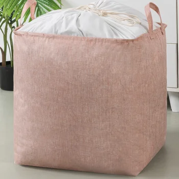 Storage Clothes Basket Household Harness Mouth Clothes Box Fabric Extra Large Storage Box Cotton Cloth Bag Wardrobe Clothes Box 
Storage Clothes Basket Household Harness Mouth Clothes Box Fabric Extra Large Storage Box Cotton Cloth Bag Wardrobe Clothes Box