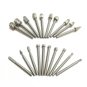 20Pcs 3mm HSS Routing Router Bits Rotary Tools Rotary Carving Carved Knife Cutter Tool Engraving Wood Working Used for Dremel
20Pcs 3mm HSS Routing Router Bits Rotary Tools Rotary Carving Carved Knife Cutter Tool Engraving Wood Working Used for Dremel