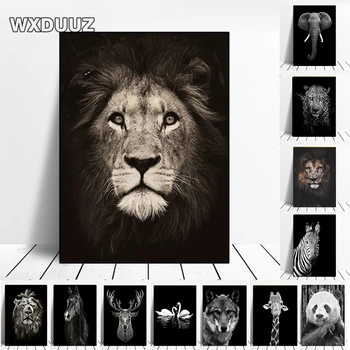 Animal Black and White Mural Lion Elephant Deer Mural Living Room Decoration Home Decoration Kids Room posters canvas painting
Animal Black and White Mural Lion Elephant Deer Mural Living Room Decoration Home Decoration Kids Room posters canvas painting