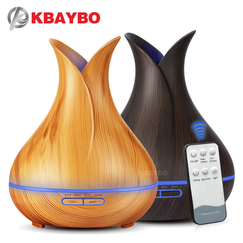 400ML Remote Control Ultrasonic Wood Grain Humidifier Aromatherapy Aroma Essential Oil Diffuser for Home Bedroom Baby
400ML Remote Control Ultrasonic Wood Grain Humidifier Aromatherapy Aroma Essential Oil Diffuser for Home Bedroom Baby