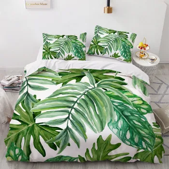 3D White Comforther Case Custom Design Nordic Spring Quilt Cover Sets Pillow Case Full King Super King Twin Size Leaf Beddings
3D White Comforther Case Custom Design Nordic Spring Quilt Cover Sets Pillow Case Full King Super King Twin Size Leaf Beddings