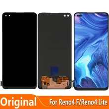 Bloc écran tactile LCD AMOLED de remplacement, 6.43 pouces, pour OPPO Reno4 Lite Reno 4 lite CPH2125, Original=