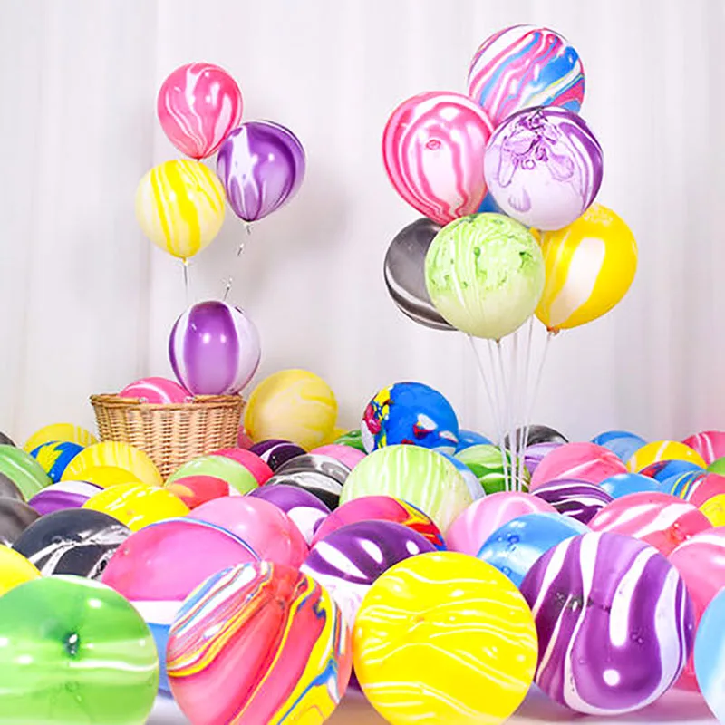 5/10pcs 10/12 Inch Agate Marble Latex Balloons Colorful Wedding Birthday Party Decoration Ballons Kids Toys Air Helium Globos
5/10pcs 10/12 Inch Agate Marble Latex Balloons Colorful Wedding Birthday Party Decoration Ballons Kids Toys Air Helium Globos
