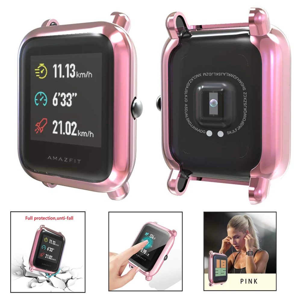 TPU Case Cover For Huami Amazfit Bip Younth Watch Screen Protector Slim Colorful Frame Protect Shell with Screen Protector
TPU Case Cover For Huami Amazfit Bip Younth Watch Screen Protector Slim Colorful Frame Protect Shell with Screen Protector