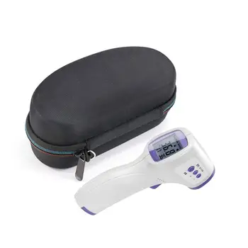EVA Waterproof Shockproof Storage Bag Case for Digital No-touch Forehead Ear Thermometer Case Hard Carrying Case 16.5x7.5x7cm 
EVA Waterproof Shockproof Storage Bag Case for Digital No-touch Forehead Ear Thermometer Case Hard Carrying Case 16.5x7.5x7cm